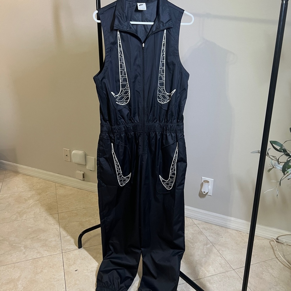 Nike Black Jumpsuit with White Accents